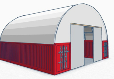 Container Arch Shelters