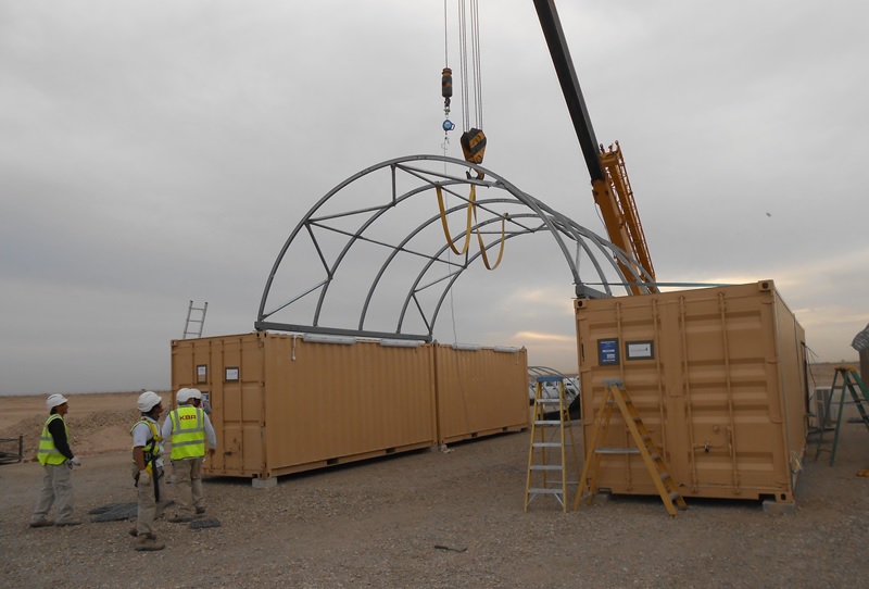 Container Shelters and Domes